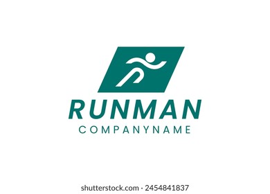 running logo vector icon illustration