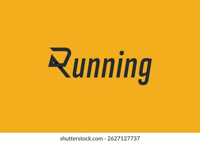 Running logo vector icon illustration