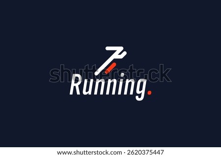 Running logo vector icon illustration