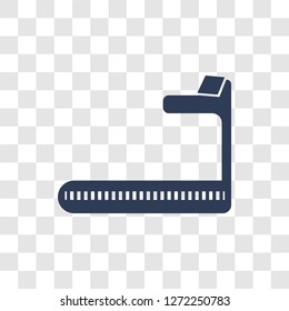 Running Machine icon. Trendy Running Machine logo concept on transparent background from Gym and Fitness collection