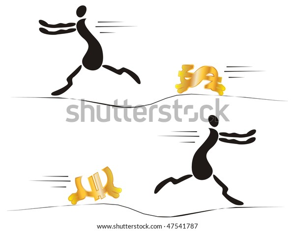 Running Man Stock Vector (Royalty Free) 47541787