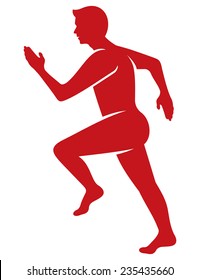 Running man icon