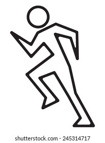 Running man icon