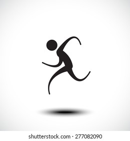 Running man icon