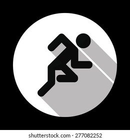 Running man icon