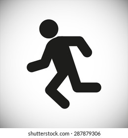 Running man icon