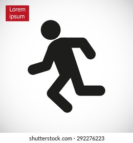Running man icon
