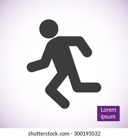 Running man icon