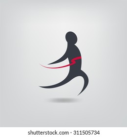 Running man icon 