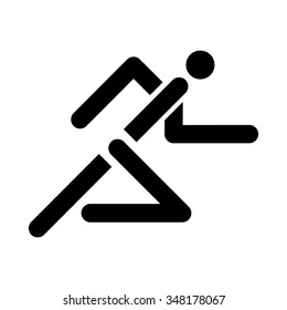Running man icon.