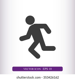 Running man icon