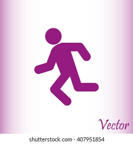 Running man icon
