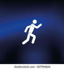 Running man icon.