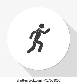 Running man icon.
