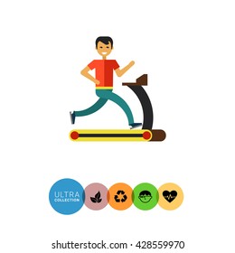 Running man icon