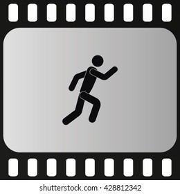 Running man icon.