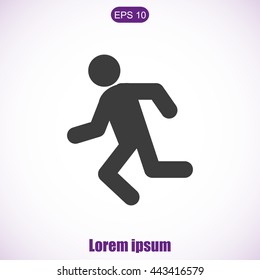Running man icon
