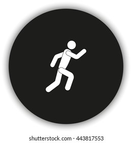 Running man icon.