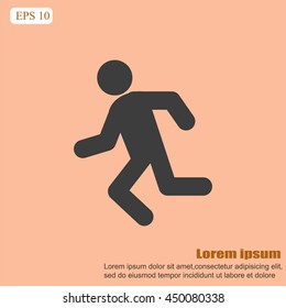 Running man icon
