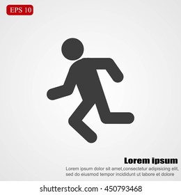 Running man icon
