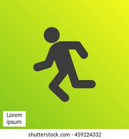 Running man icon
