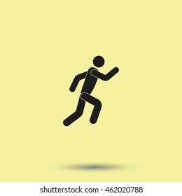Running man icon.