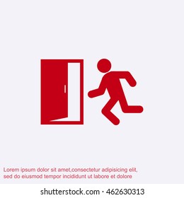 Running man icon