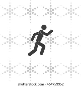 Running man icon.