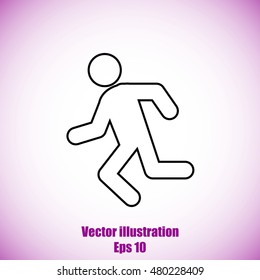 Running man icon