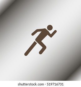Running man icon.
