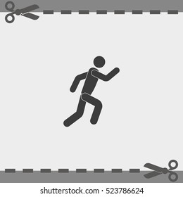 Running man icon.
