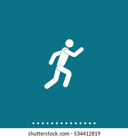Running man icon.