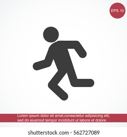 Running man icon