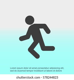 Running man icon