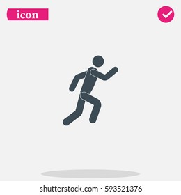 Running man icon.