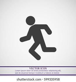 Running man icon