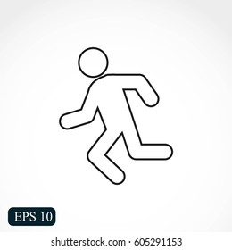 Running man icon