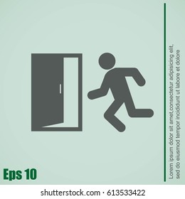 Running man icon