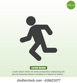 Running man icon