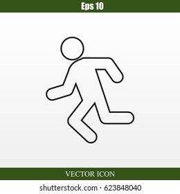 Running man icon