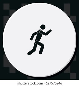 Running man icon.