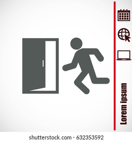 Running man icon