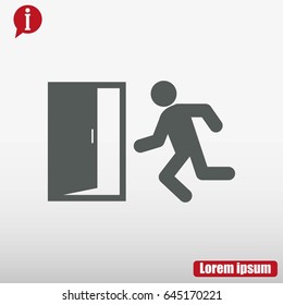Running man icon
