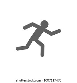 Running man icon vector