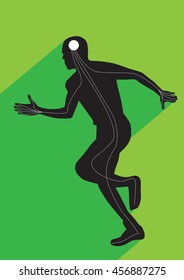 running man Icon Vector