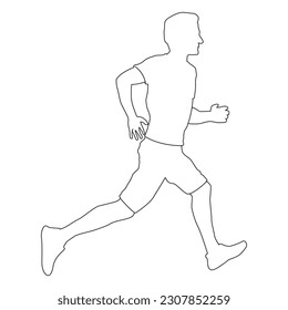 running man icon vector illustration design