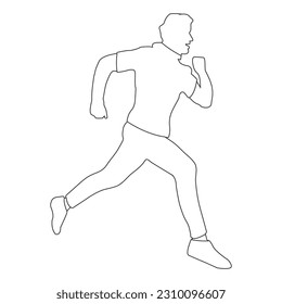 running man icon vector illustration design