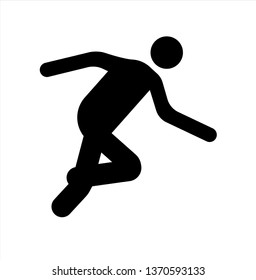 running man icon,vector best flat icon.