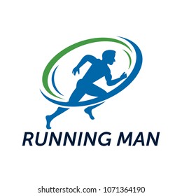 running man logo
