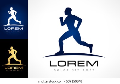 running man logo